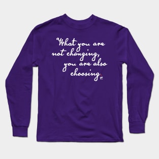 Choose-white Long Sleeve T-Shirt